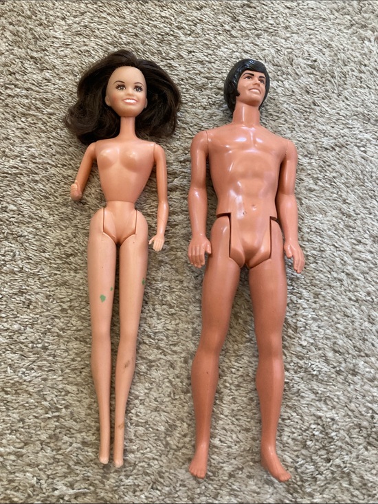 Other - 1968 Donny and Marie osmond dolls, vintage Barbie dolls